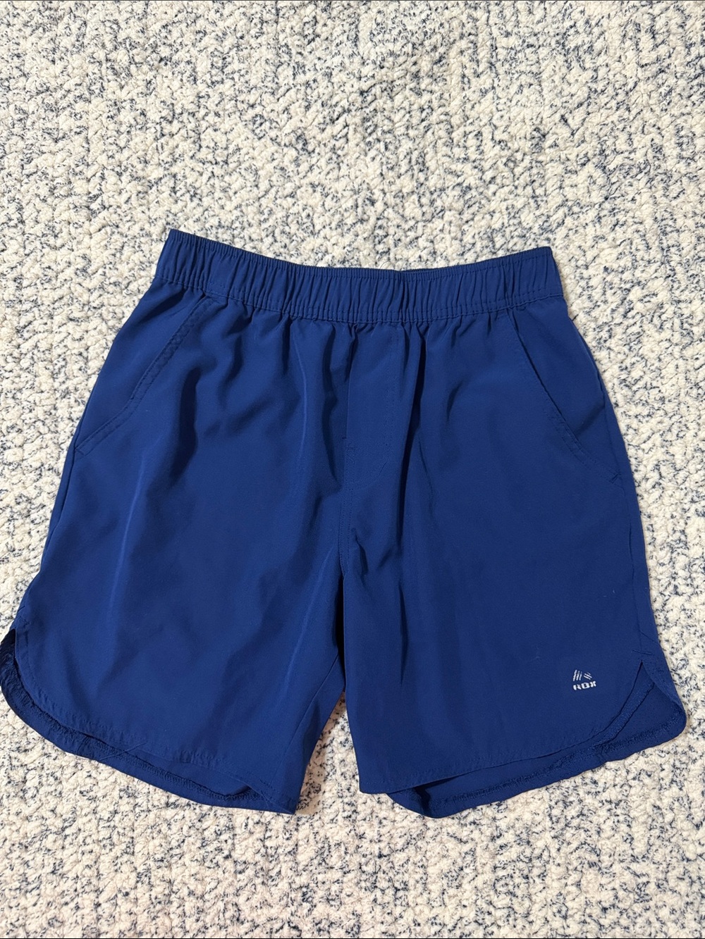 RBX Men's Blue Swim Shorts with Elastic Waist